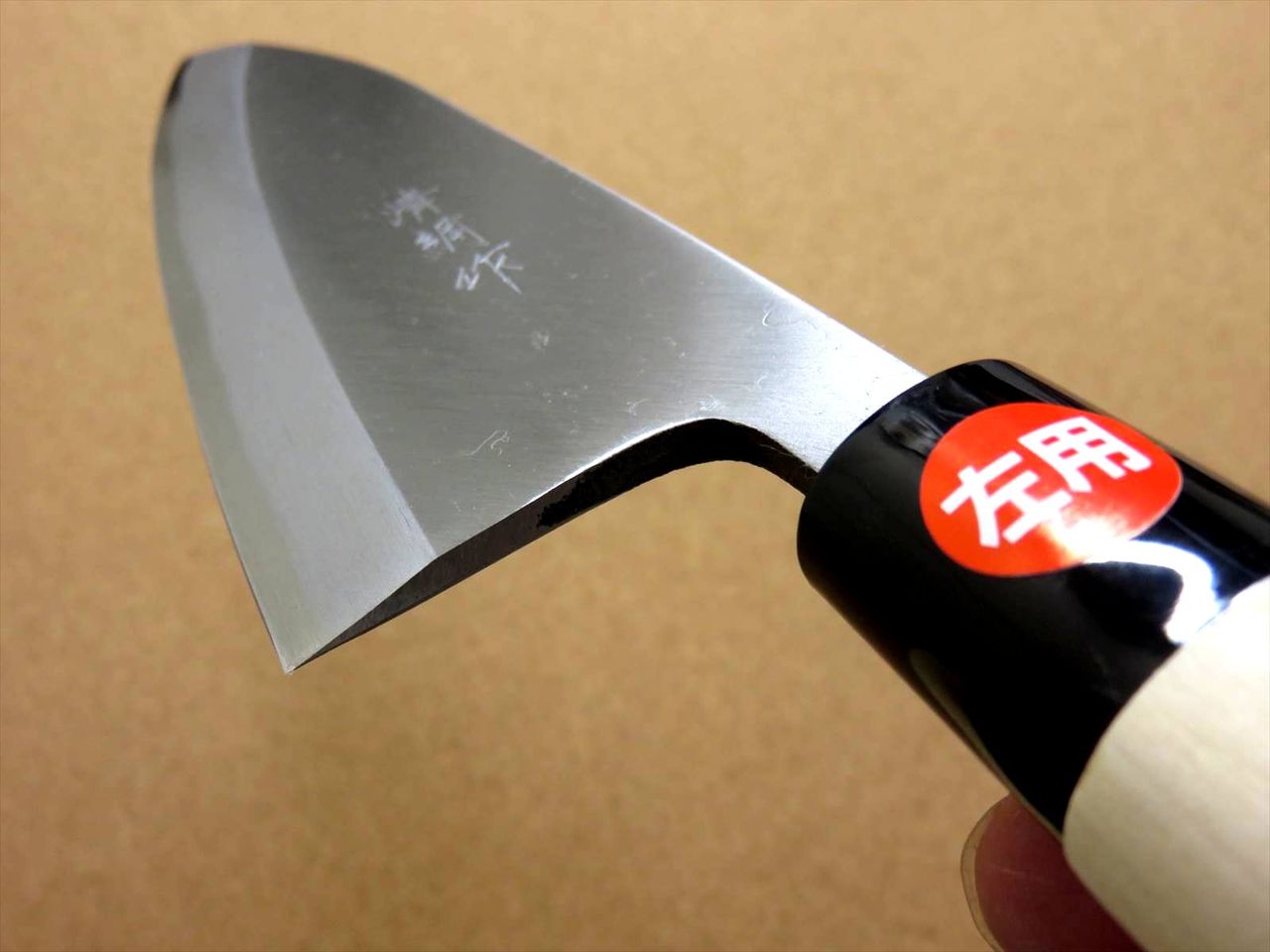 Japanese Kiyotsuna Kitchen Deba Knife 165mm 6.5" Single edged Left handed JAPAN