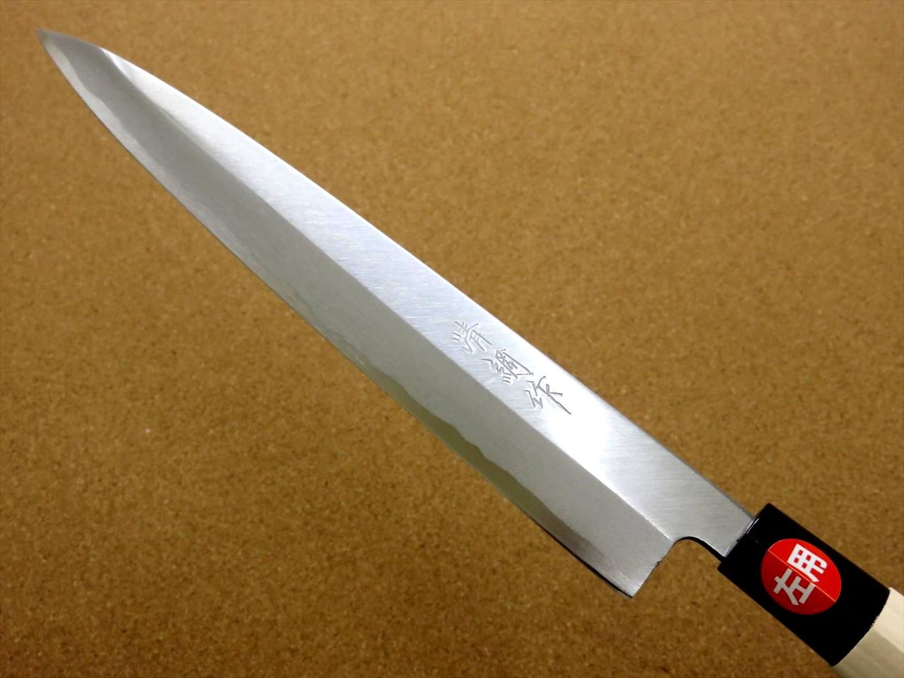 Japanese Kiyotsuna Kitchen Sashimi Yanagiba Knife 240mm 9.4" Left handed JAPAN