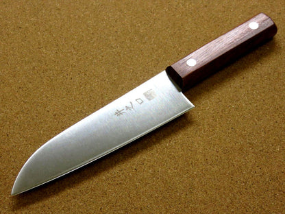 Japanese Kitchen Small Santoku Knife 140mm 5 in Molybdenum AUS-8 Universal JAPAN