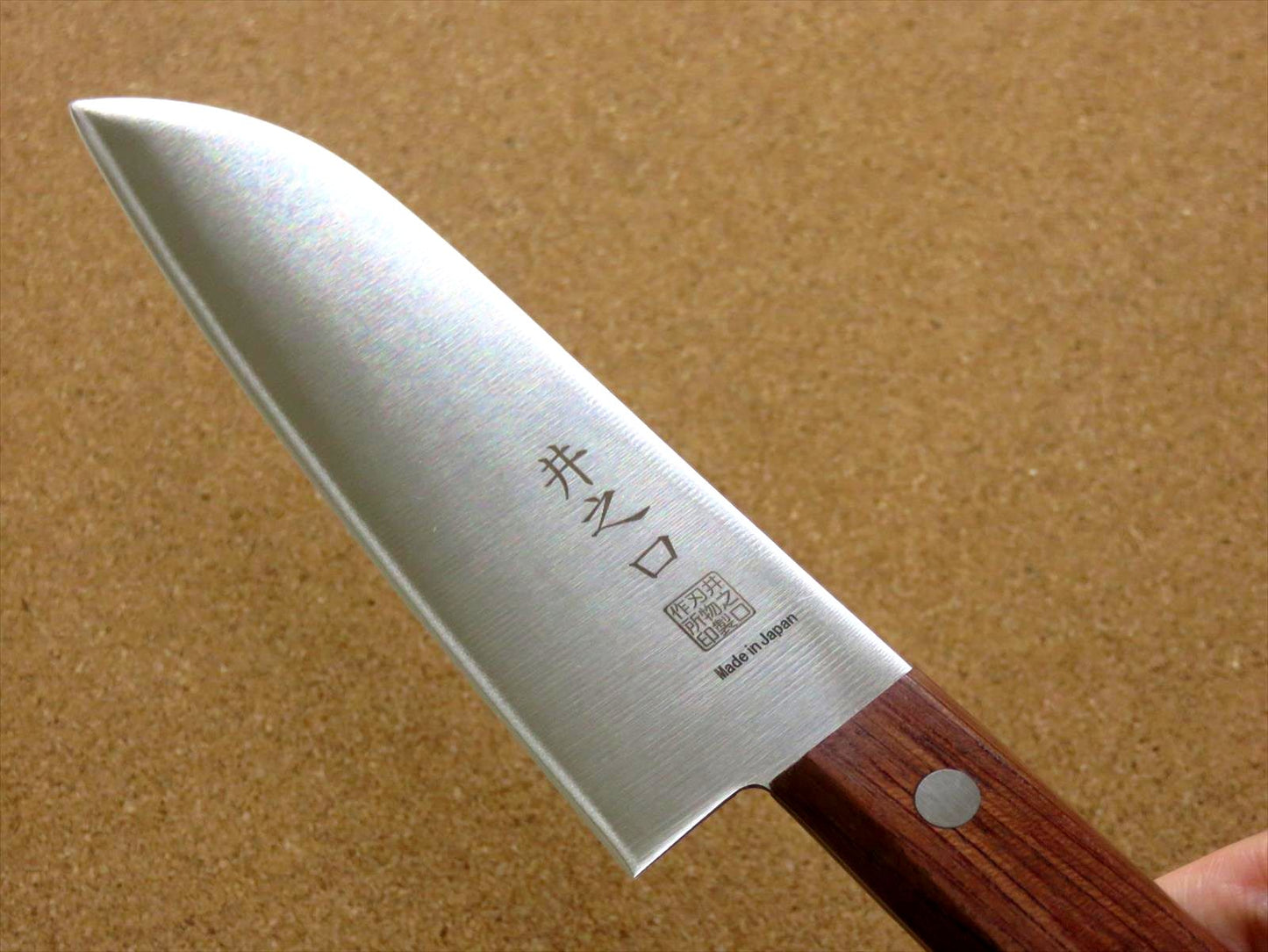 Japanese Kitchen Small Santoku Knife 140mm 5 in Molybdenum AUS-8 Universal JAPAN