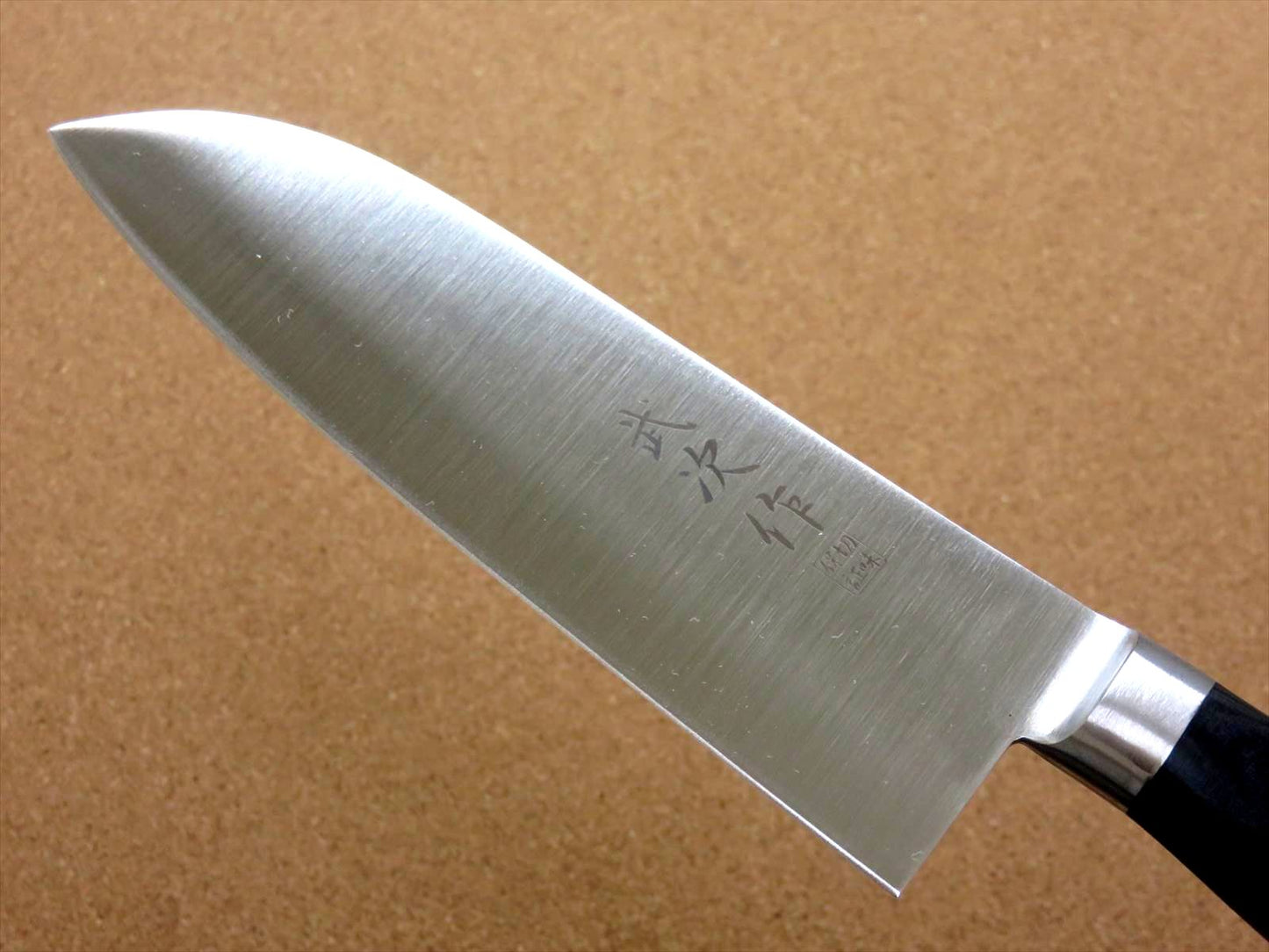 Japanese Kitchen Santoku Knife 165mm 6 inch Meat Fish cut Bolster SEKI JAPAN