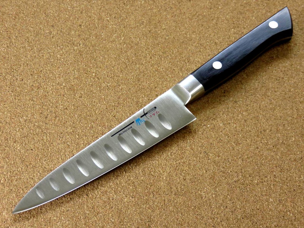 Japanese Kitchen Dimple Petty Utility Knife 4.9 inch Fruits peeling SEKI JAPAN