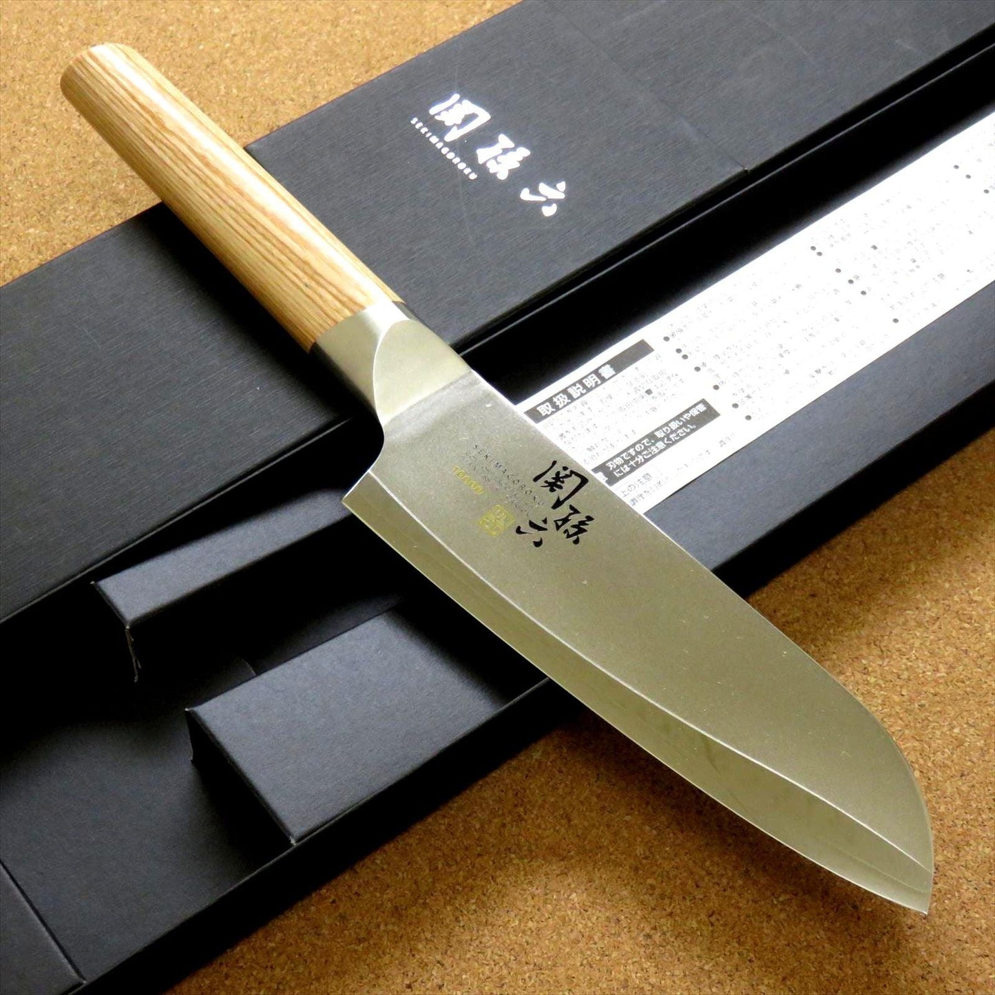 Japanese KAI SEKI MAGOROKU Kitchen Santoku Knife 145mm 6 in 3 Layers SEKI JAPAN