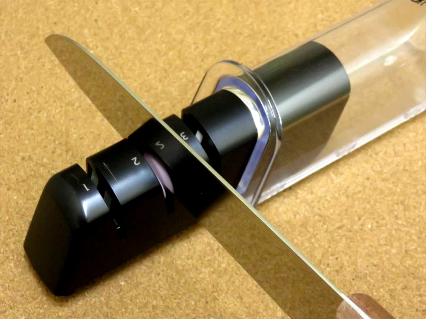 Japanese Kai Magoroku Kitchen Knife Sharpener Blades diamond ceramic 3step JAPAN