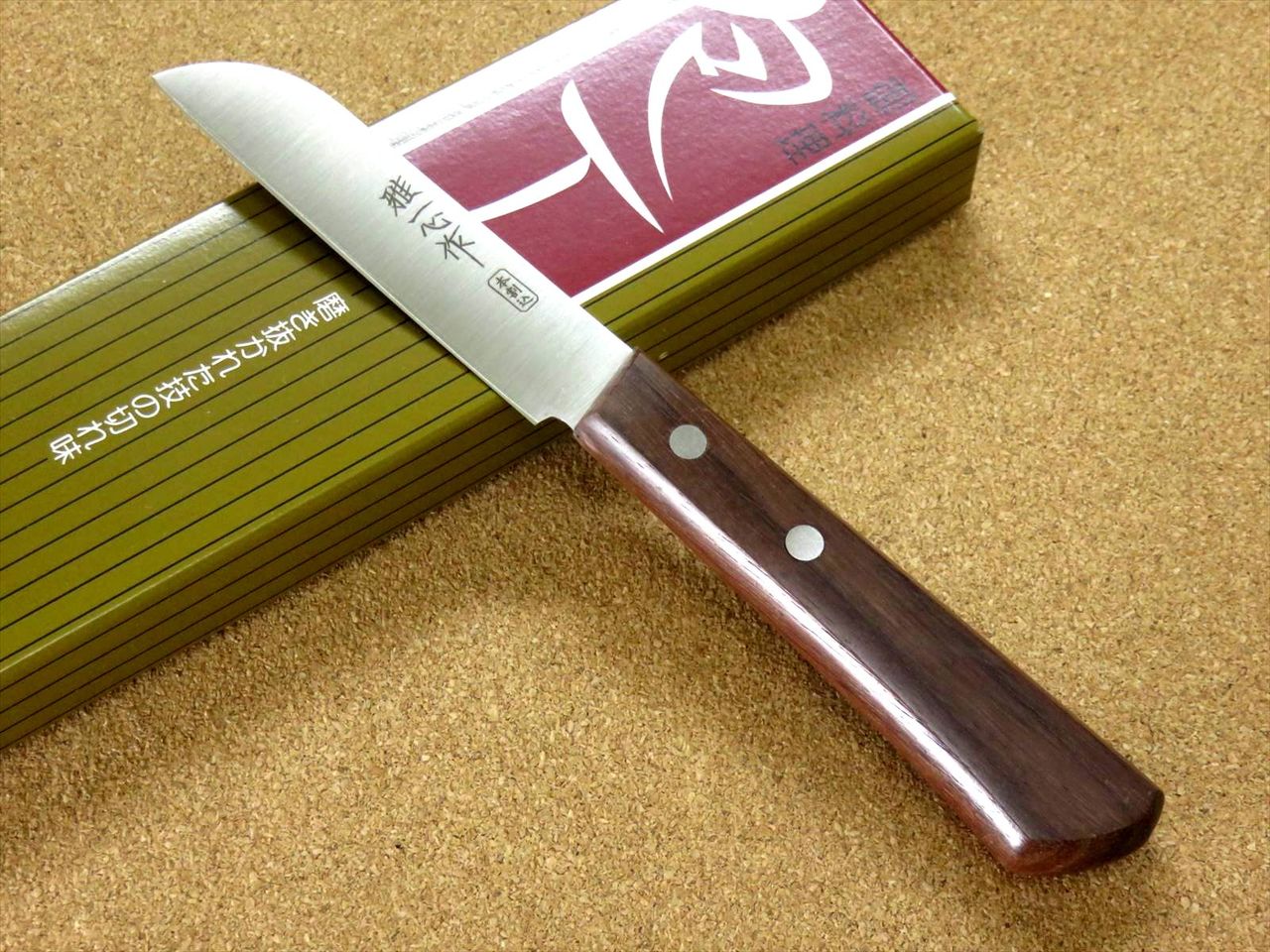 Japanese Miyabi Isshin Kitchen Fruit Paring Knife 3.5 inch 3 Layers SEKI JAPAN