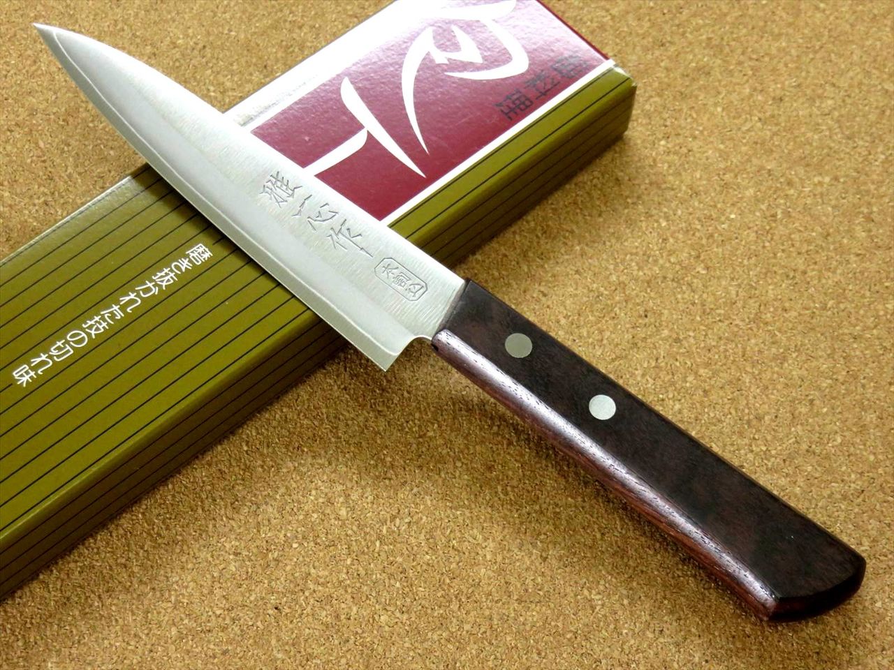 Japanese Miyabi Isshin Kitchen Petty Utility Knife 4.7 inch 3 Layers SEKI JAPAN