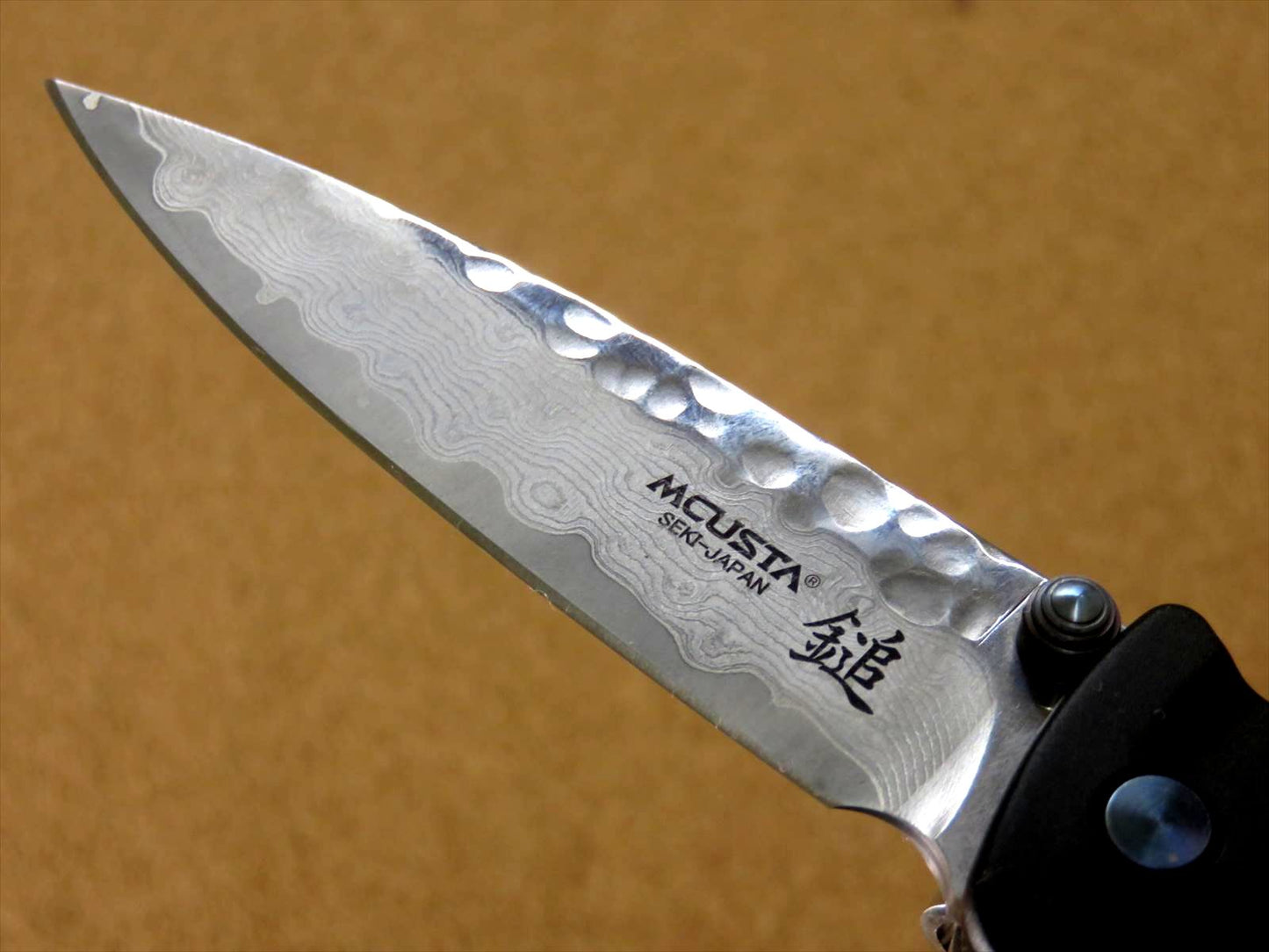 Japanese MCUSTA MC-016 FUSION Folding Knife Damascus 33 Layers Blade SEKI JAPAN