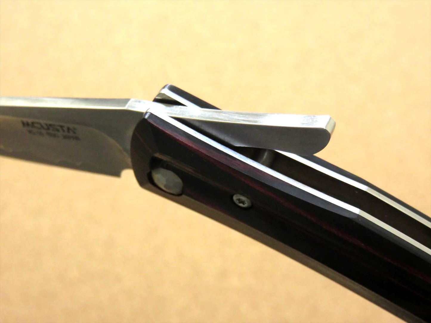 Japanese MCUSTA MC-019 FRICTION FOLDER Folding Knife VG-10 Red Black SEKI JAPAN