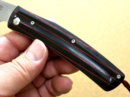 Japanese MCUSTA MC-019 FRICTION FOLDER Folding Knife VG-10 Red Black SEKI JAPAN
