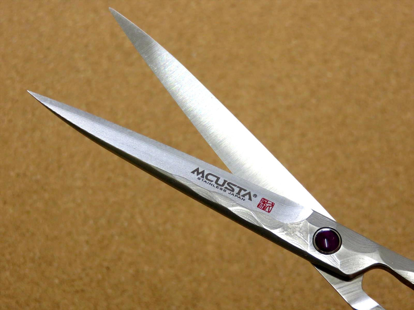 Japanese Cutlery MCUSTA Mt.Fuji Damascus Scissors 32 Layers VG-10 Blade JAPAN