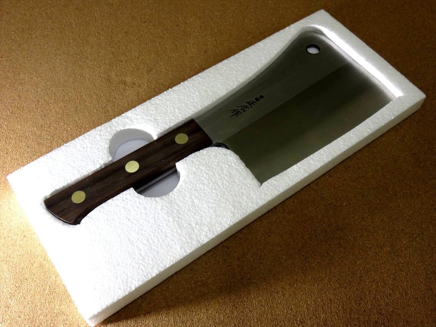 Japanese MASAHIRO Kitchen Cleaver Butcher Chopper Knife 160mm 6" Rosewood JAPAN