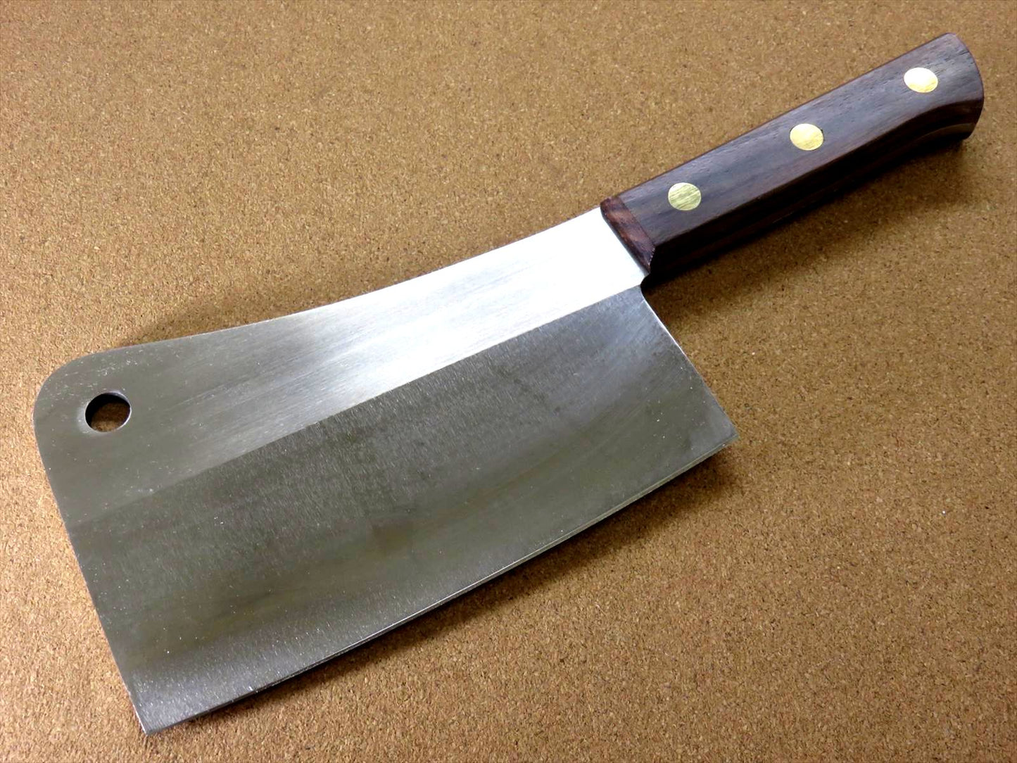 Japanese MASAHIRO Kitchen Cleaver Butcher Chopper Knife 185mm 7" Rosewood JAPAN