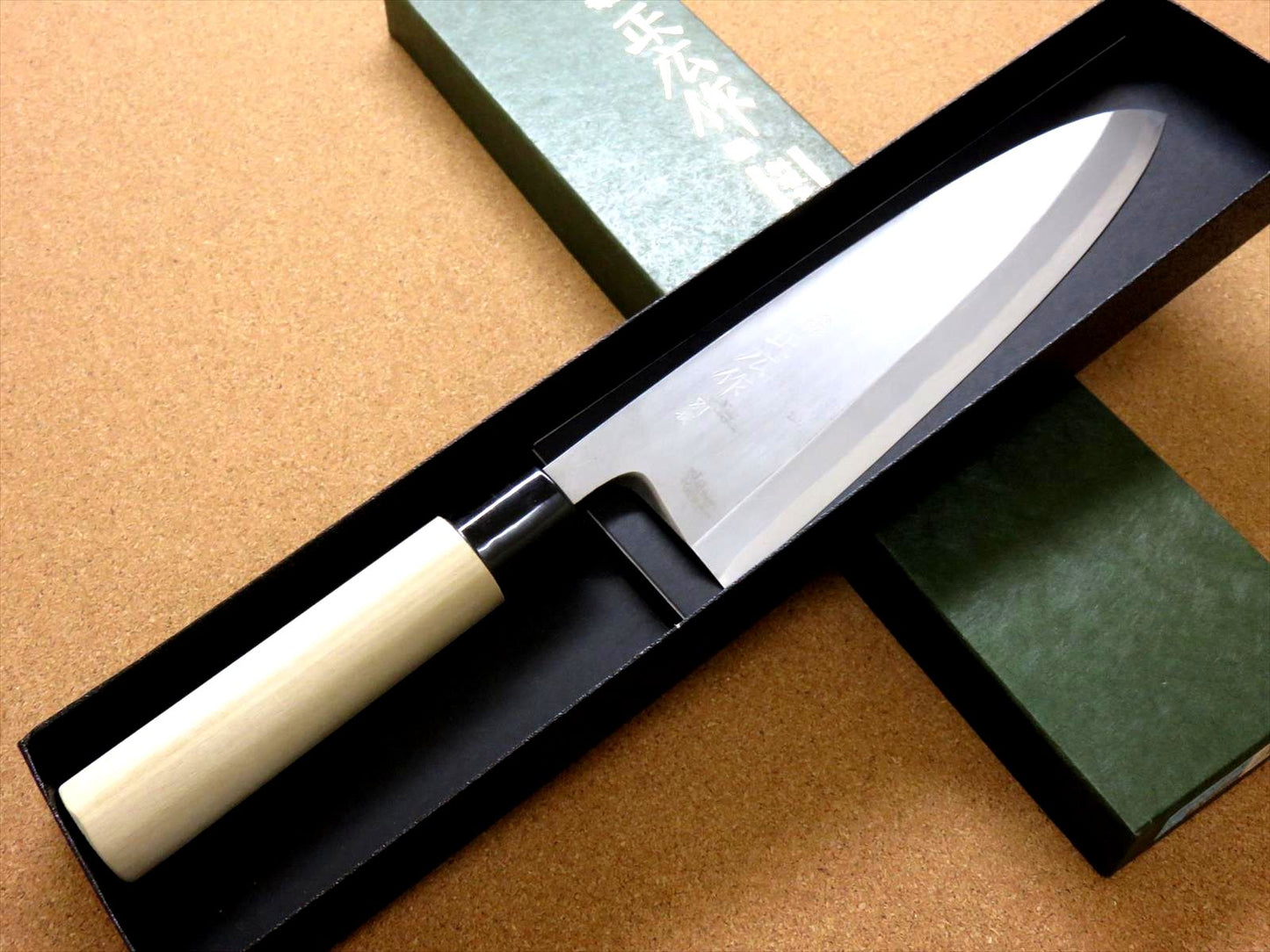 Japanese Masahiro Kitchen Deba Knife 8 inch Yellow Steel Right handed SEKI JAPAN