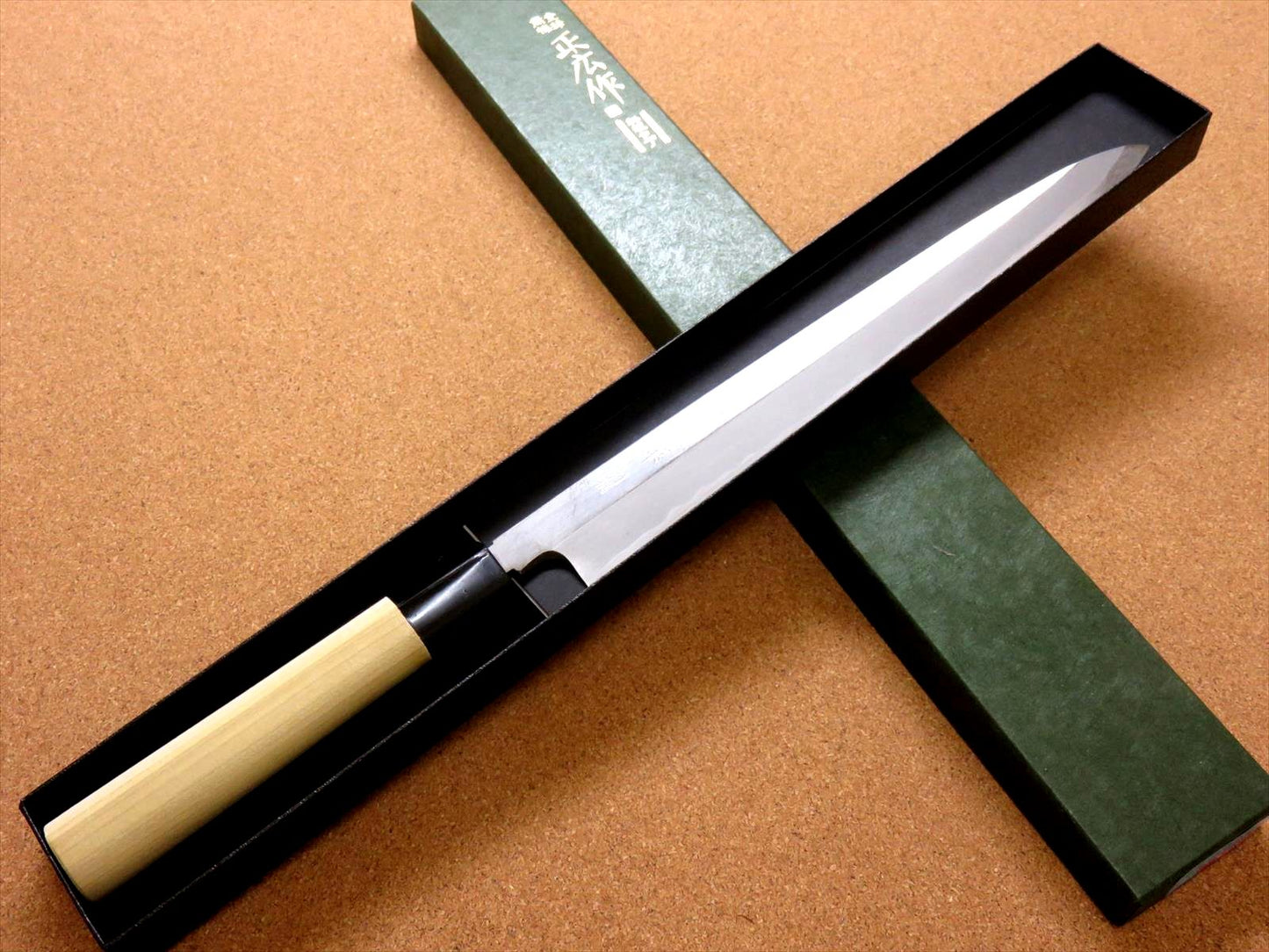 Japanese Masahiro Kitchen Yanagiba Knife 11 inch Yellow Steel Right handed JAPAN