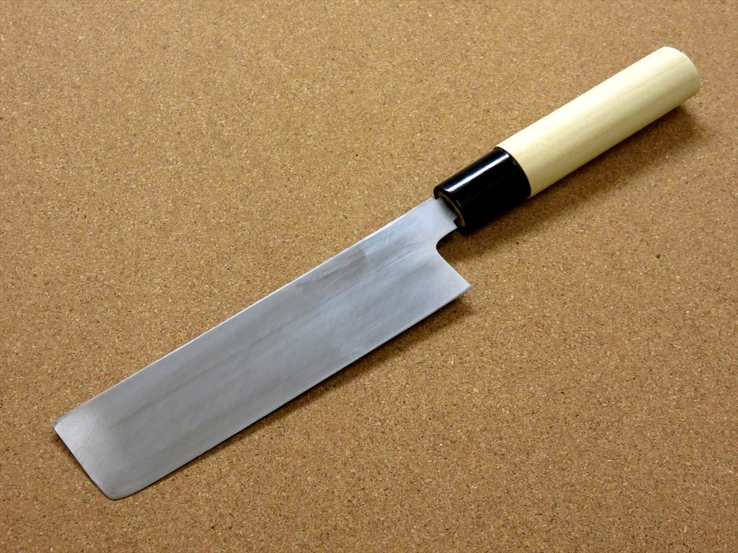 Japanese Masahiro Kitchen Nakiri Usuba Knife 6" Yellow Steel Right handed JAPAN