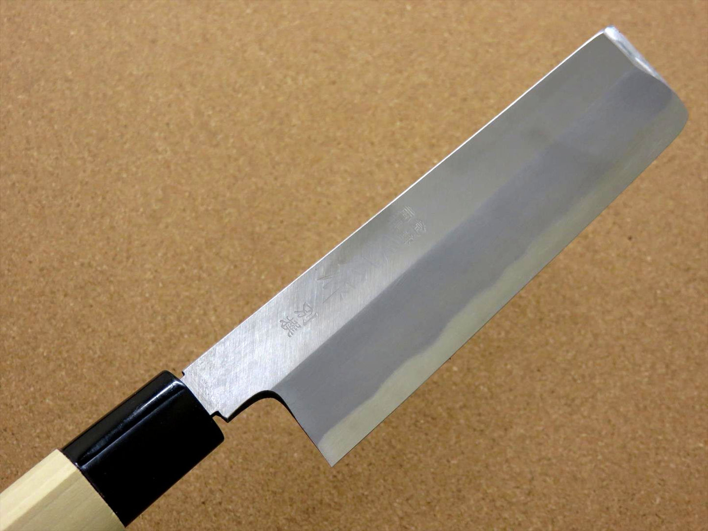 Japanese Masahiro Kitchen Nakiri Usuba Knife 6" Yellow Steel Right handed JAPAN