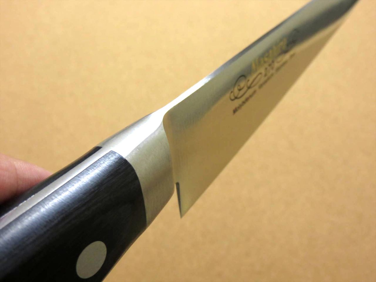 Japanese Masahiro Kitchen Sujihiki Slicing Knife 10.6" MV Kuchigane SEKI JAPAN