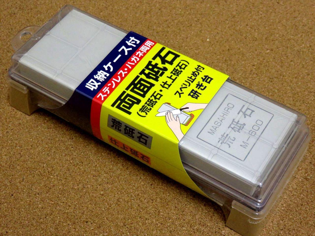 Japanese Double Sided Sharpening Stone Whetstone Grindstone #600/#1000 JAPAN