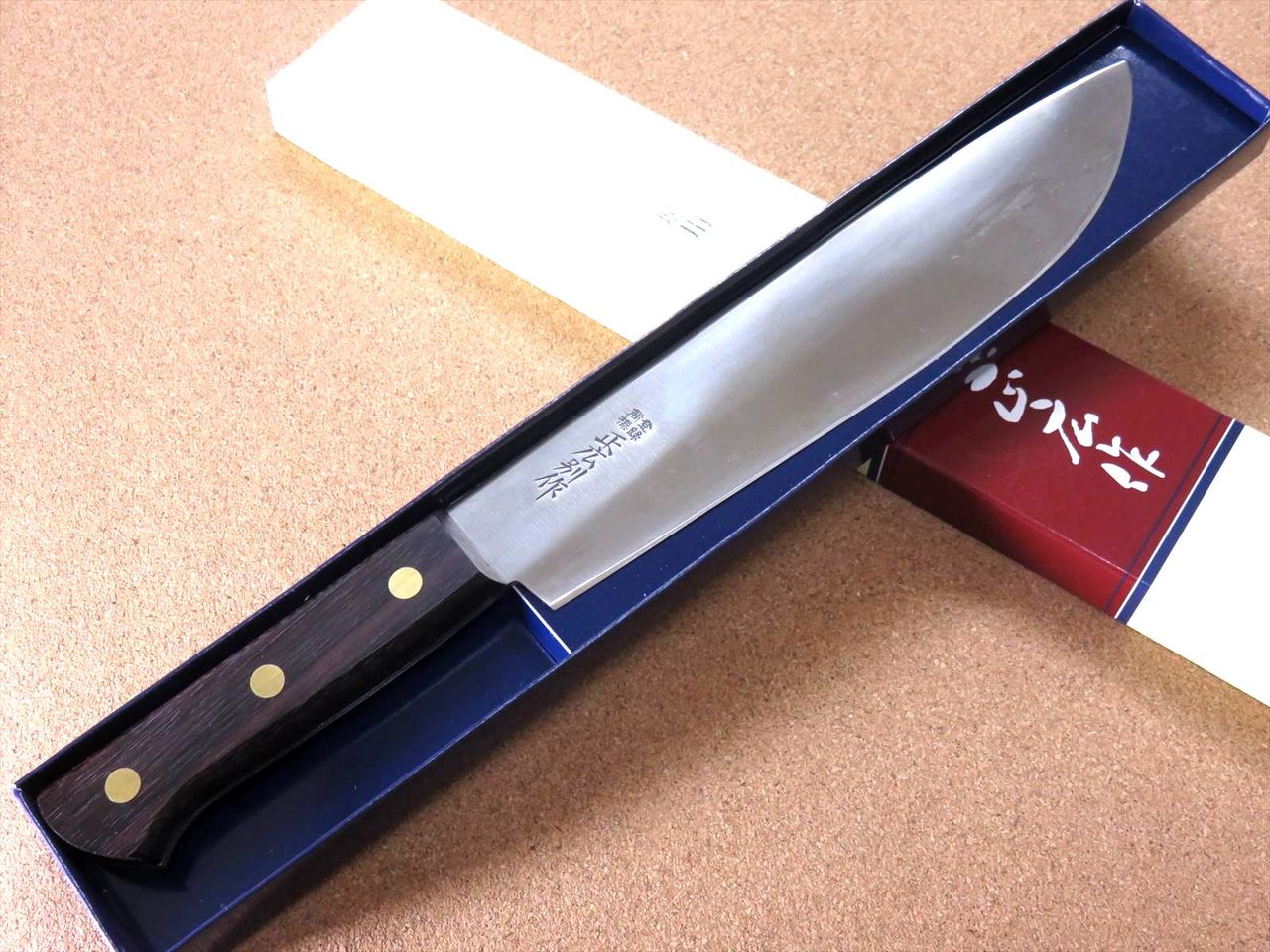 Japanese Masahiro Special Kitchen Knife Atamaotoshi 9.3" Carbon Steel SEKI JAPAN