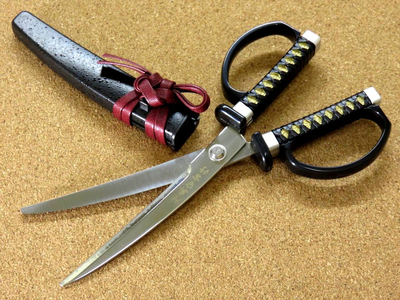 Japanese NIKKEN Samurai Design Paper Scissors Ryoma Sakamoto Right handed JAPAN