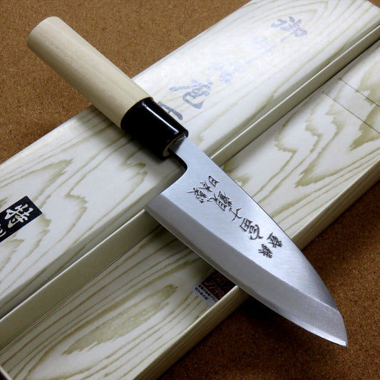 Japanese Kitchen Small Deba Knife 4.7 inch Single edged Right handed SEKI JAPAN