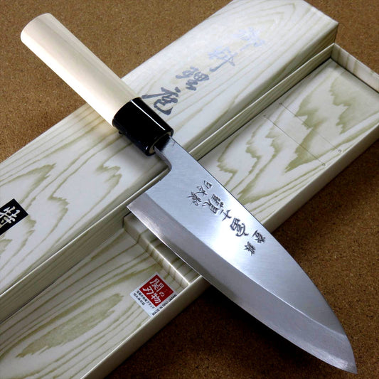 Japanese Kitchen Deba Knife 150mm 5.9 inch Single edged Right handed SEKI JAPAN