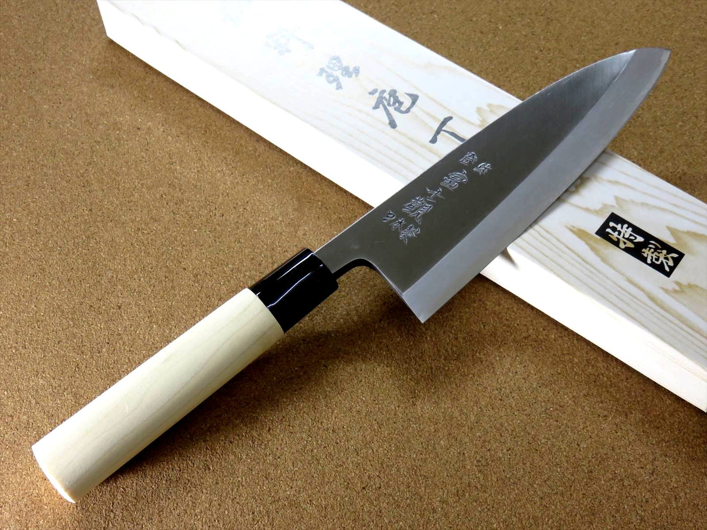 Japanese Kitchen Deba Knife 165mm 6.5 inch Single edged Right handed SEKI JAPAN