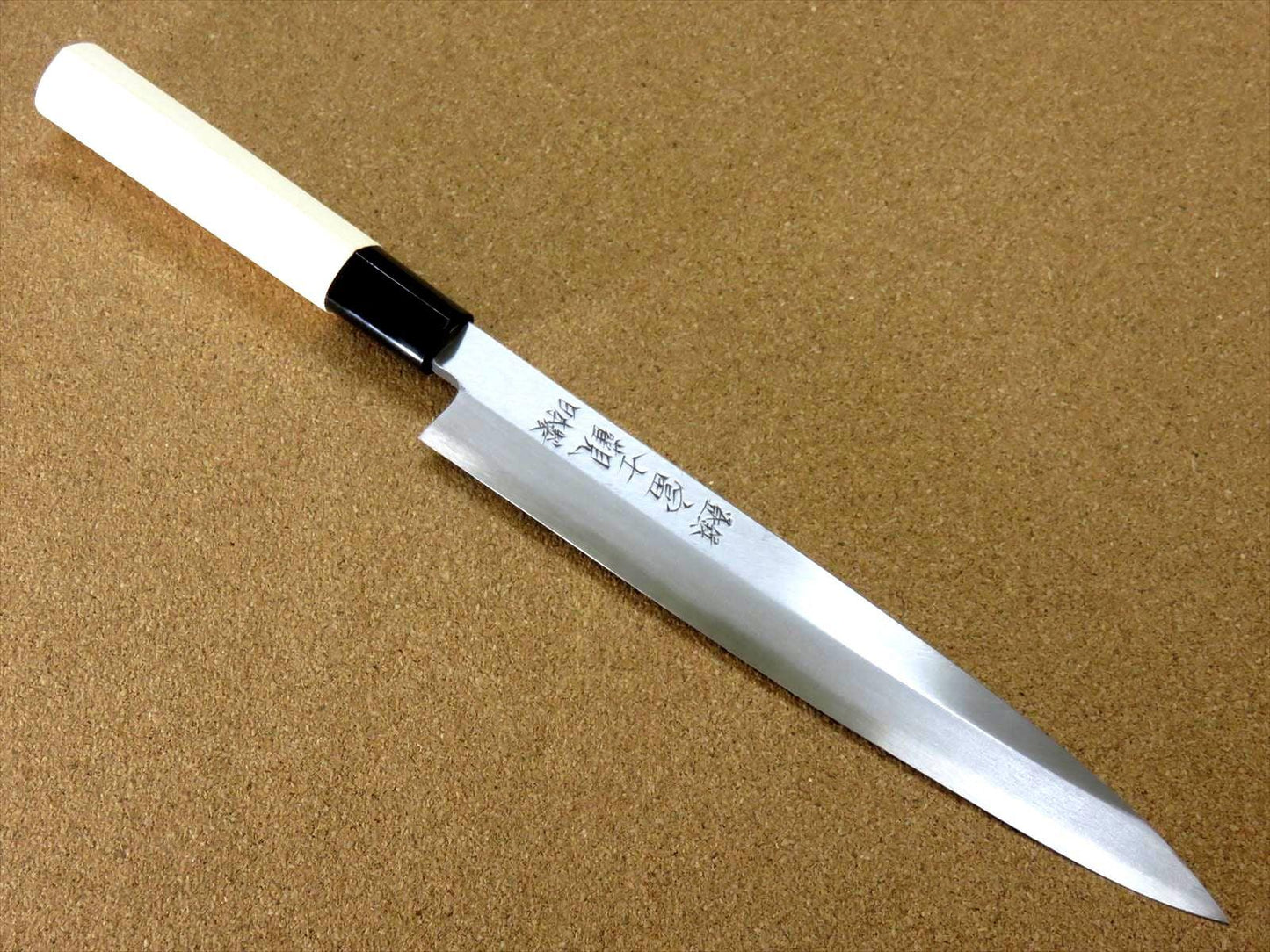 Japanese Kitchen Sashimi Yanagiba Knife 205mm 8.1 inch Right handed SEKI JAPAN