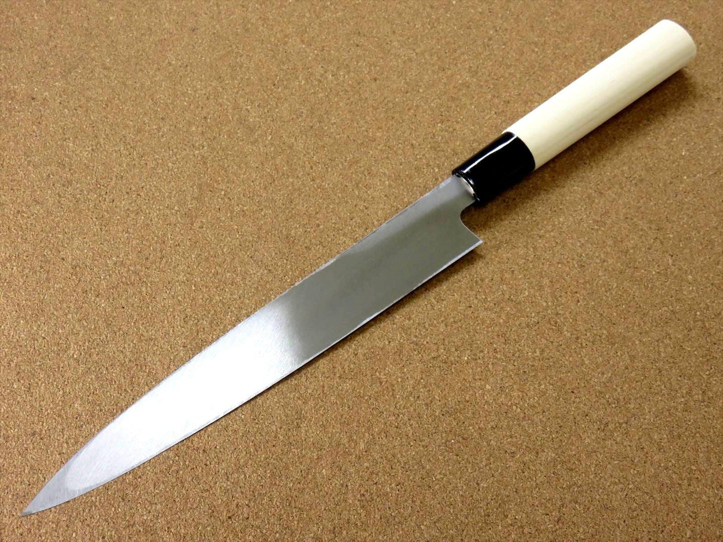 Japanese Kitchen Sashimi Yanagiba Knife 205mm 8.1 inch Right handed SEKI JAPAN
