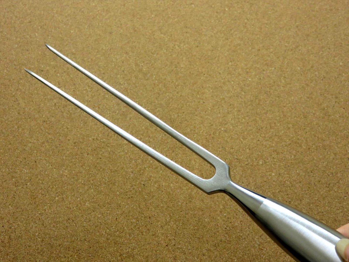 Japanese Kitchen Carving Fork 315mm 12 in All Stainless Steel Handle SEKI JAPAN
