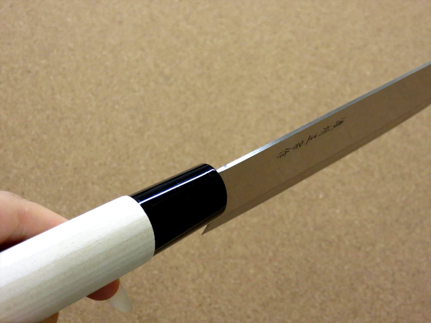 Japanese Masamune Kitchen Nakiri Knife 160mm 6" Natural Wood Handle SEKI JAPAN