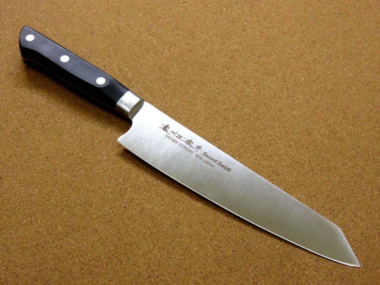 Japanese Masamune Kitchen Bunka Chef's Knife 8 inch ABS resin Bolster SEKI JAPAN