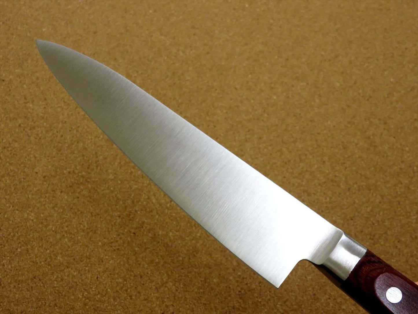 Japanese Masamune Kitchen Chef's Knife 180mm 7 inch Brown Plywood SEKI JAPAN
