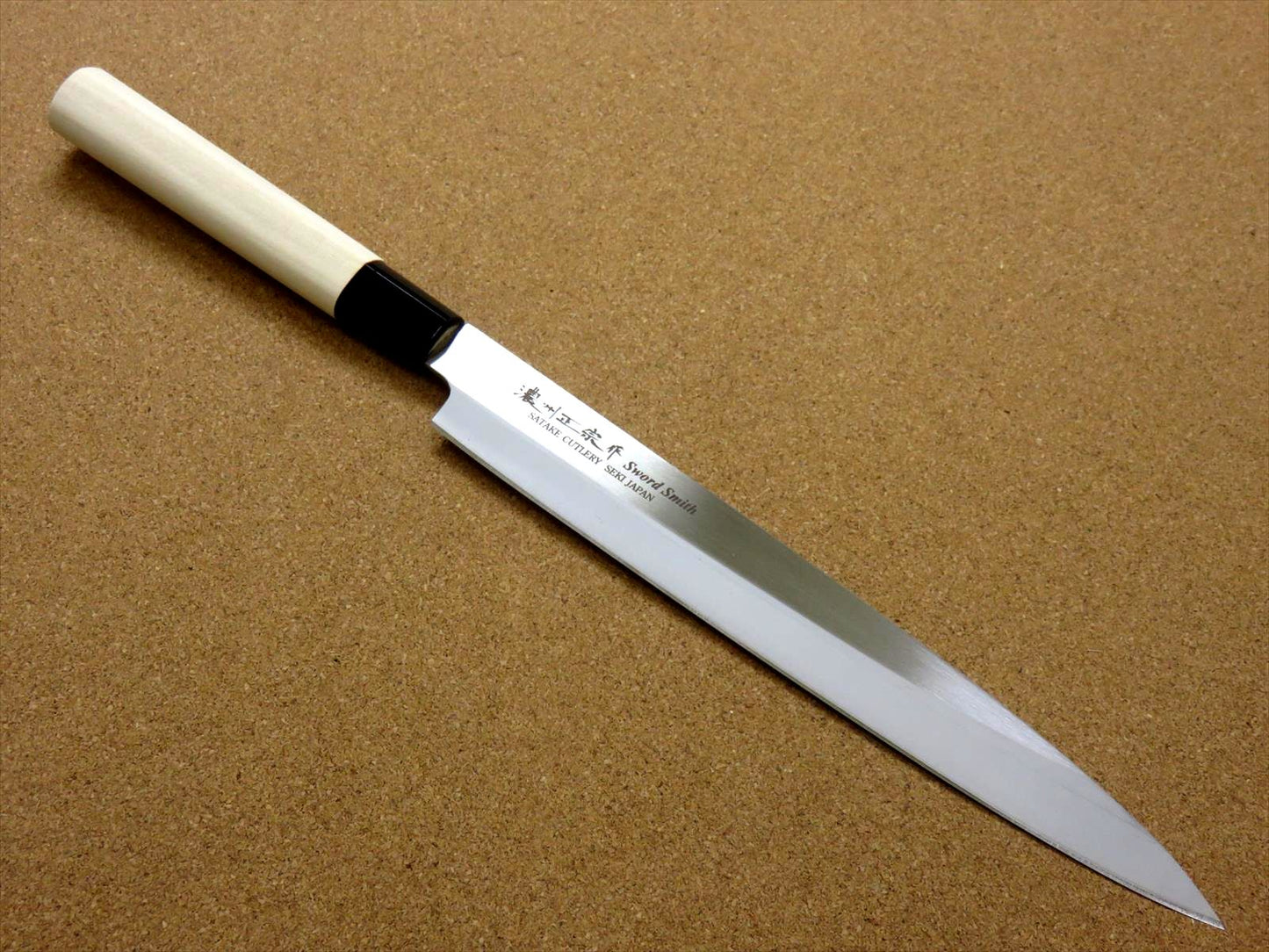 Japanese Masamune Kitchen Sashimi Knife 9 inch Single edged Right handed JAPAN