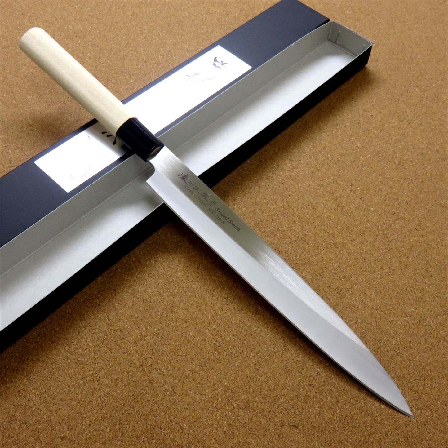 Japanese Masamune Kitchen Sashimi Knife 9 inch Single edged Right handed JAPAN