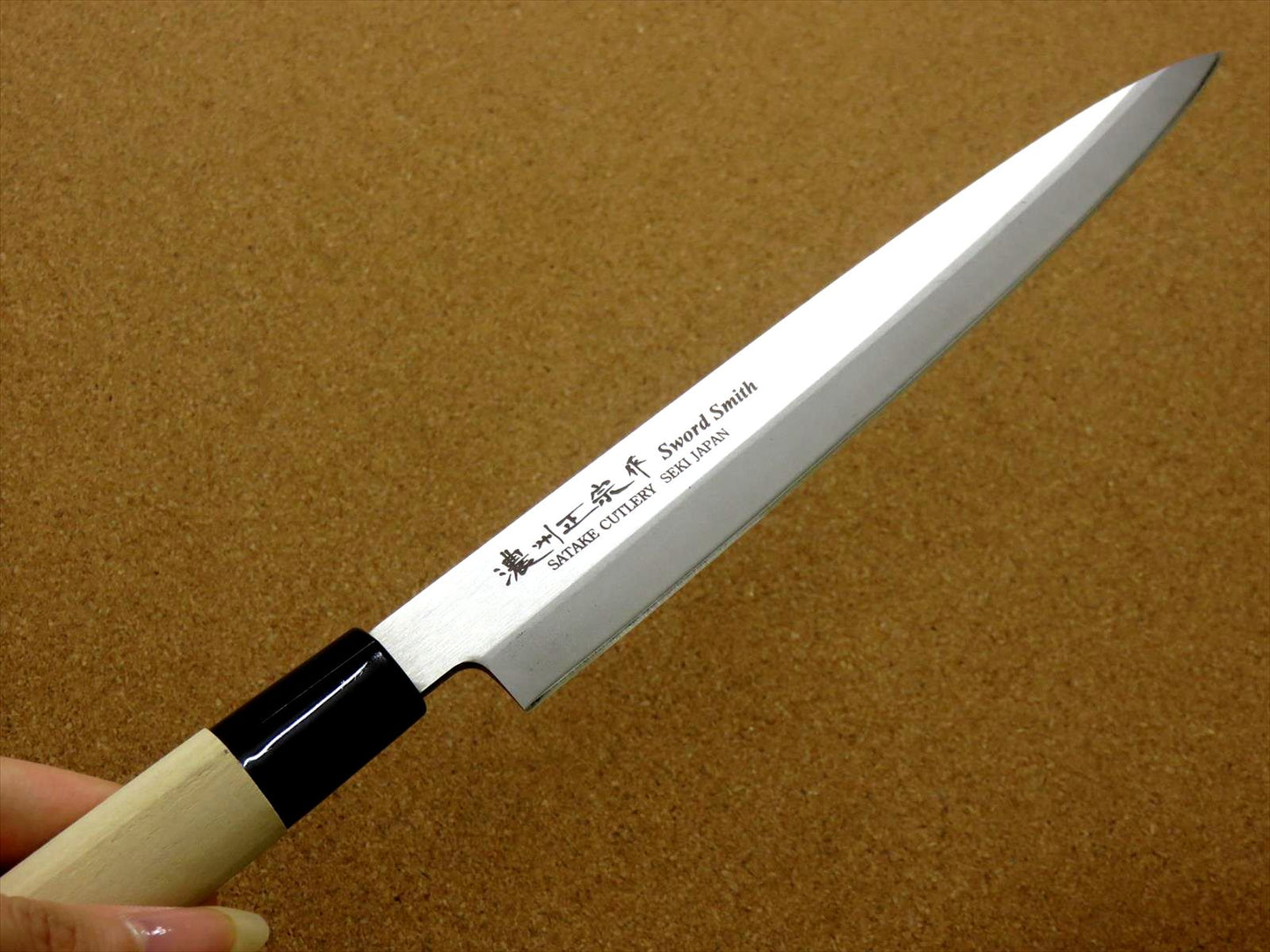 Japanese Masamune Kitchen Sashimi Knife 8" Single edged Right handed SEKI JAPAN