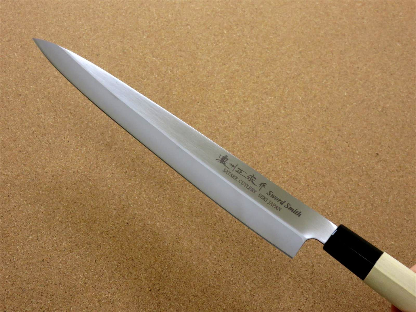 Japanese Masamune Kitchen Sashimi Knife 10" Single edged Left handed SEKI JAPAN