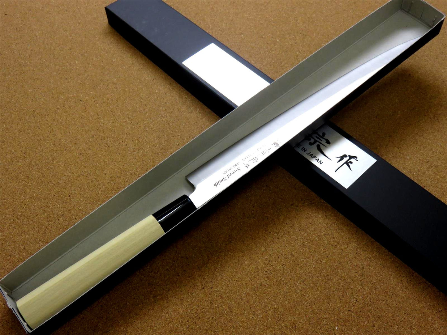 Japanese Masamune Kitchen Sashimi Knife 10" Single edged Left handed SEKI JAPAN