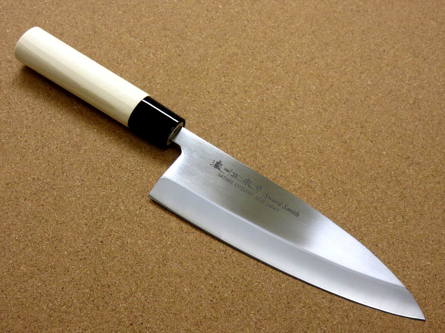Japanese Masamune Kitchen Deba Knife 7 inch Single edged Right handed SEKI JAPAN