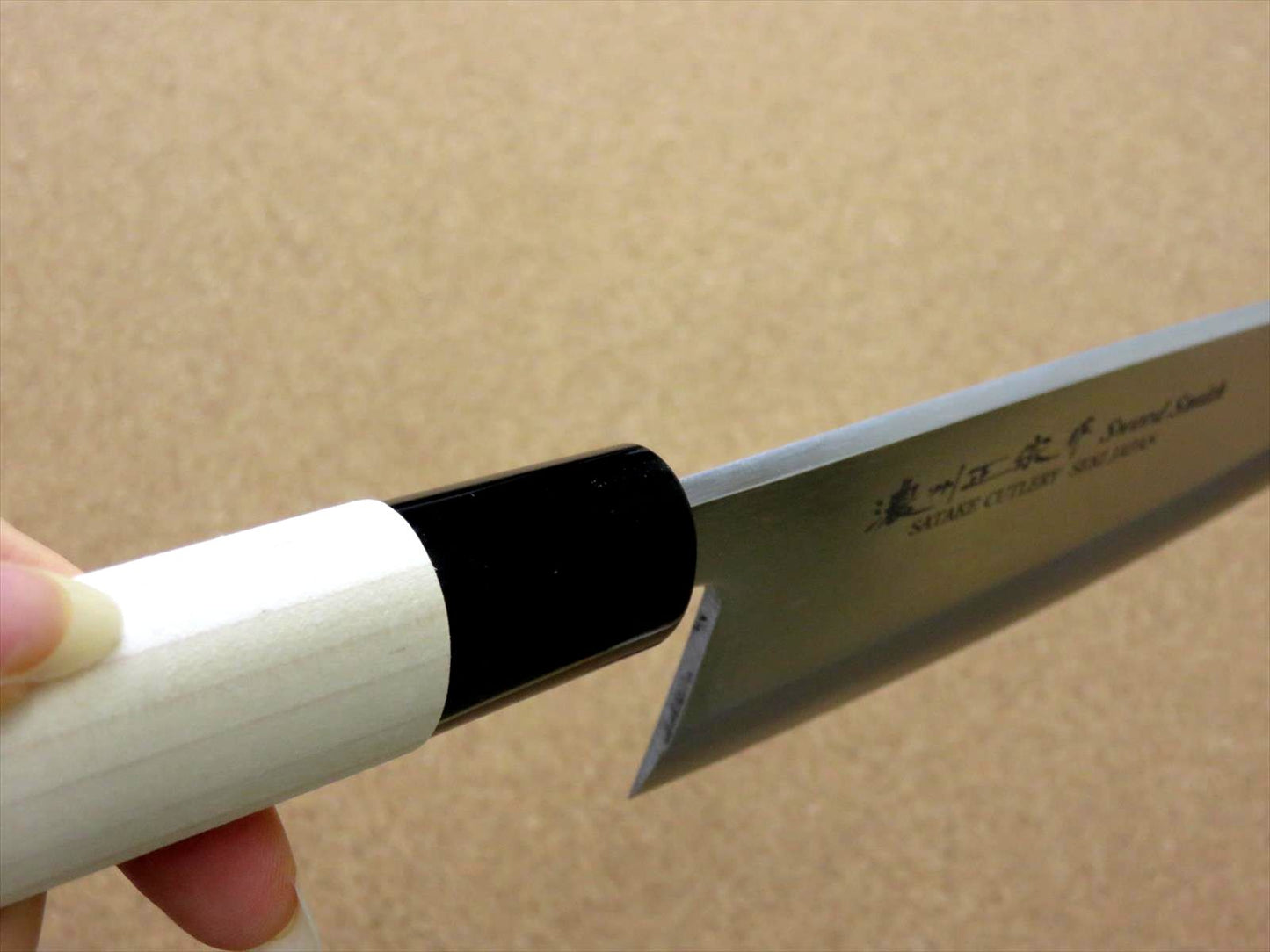 Japanese Masamune Kitchen Deba Knife 7 inch Single edged Right handed SEKI JAPAN