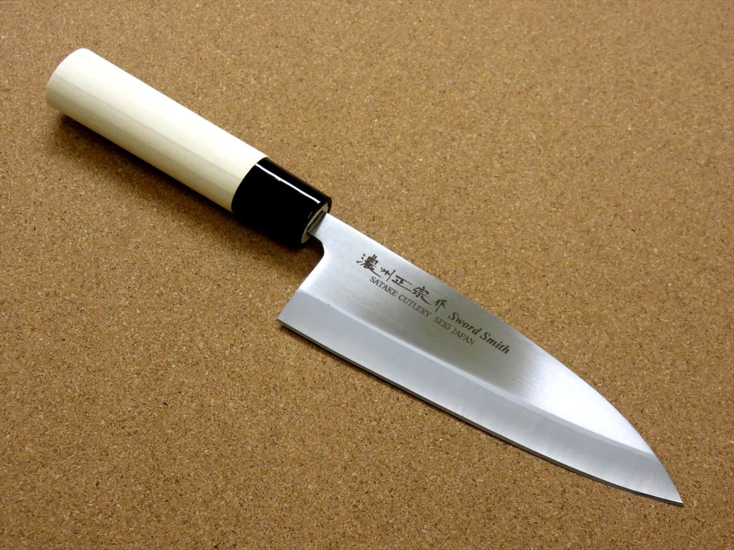 Japanese Masamune Kitchen Deba Knife 6 inch Single edged Right handed SEKI JAPAN