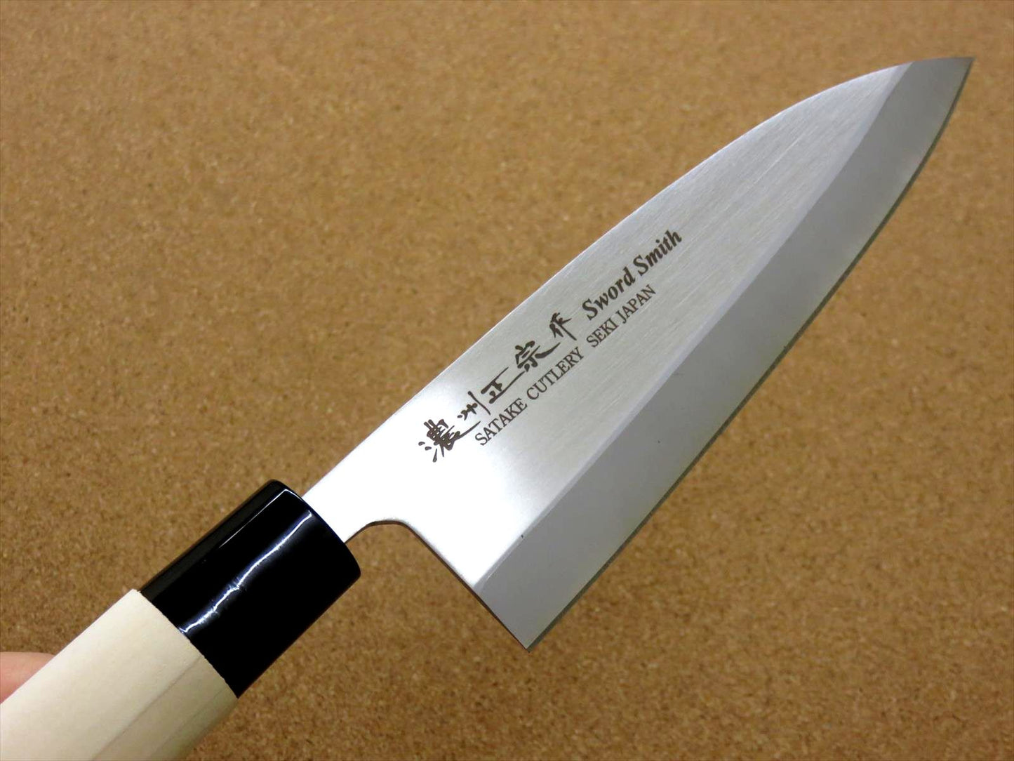 Japanese Masamune Kitchen Deba Knife 6 inch Single edged Right handed SEKI JAPAN