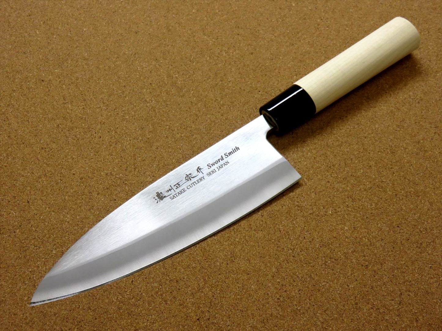 Japanese Masamune Kitchen Deba Knife 180mm 7 inch Single edged Left handed JAPAN