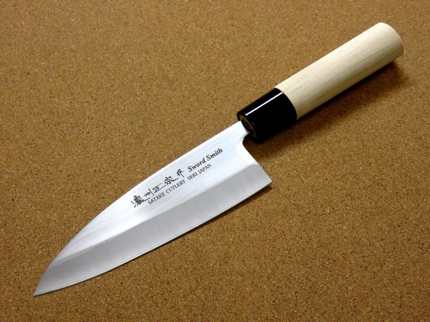 Japanese Masamune Kitchen Deba Knife 155mm 6 inch Single edged Left handed JAPAN