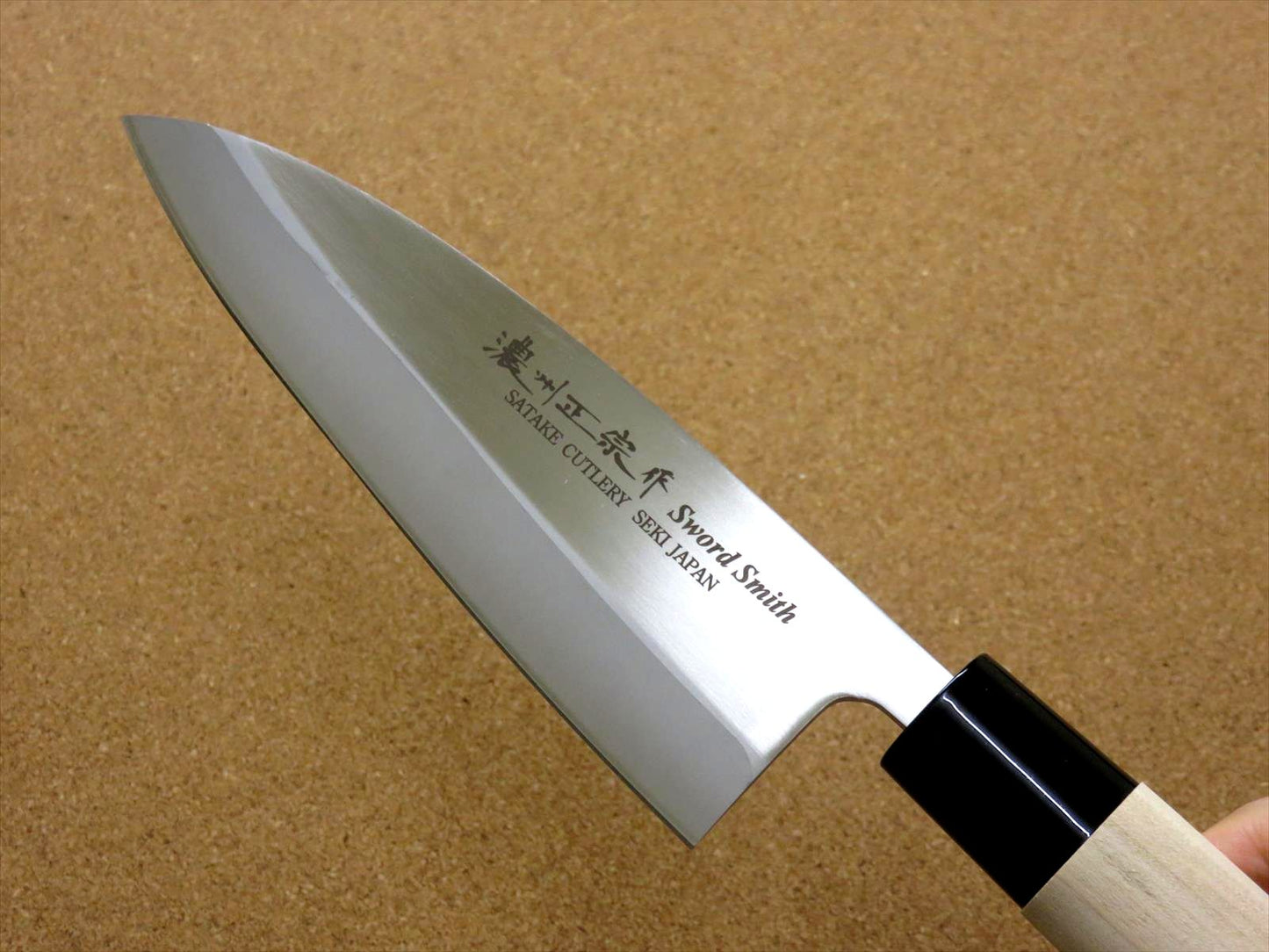 Japanese Masamune Kitchen Deba Knife 155mm 6 inch Single edged Left handed JAPAN