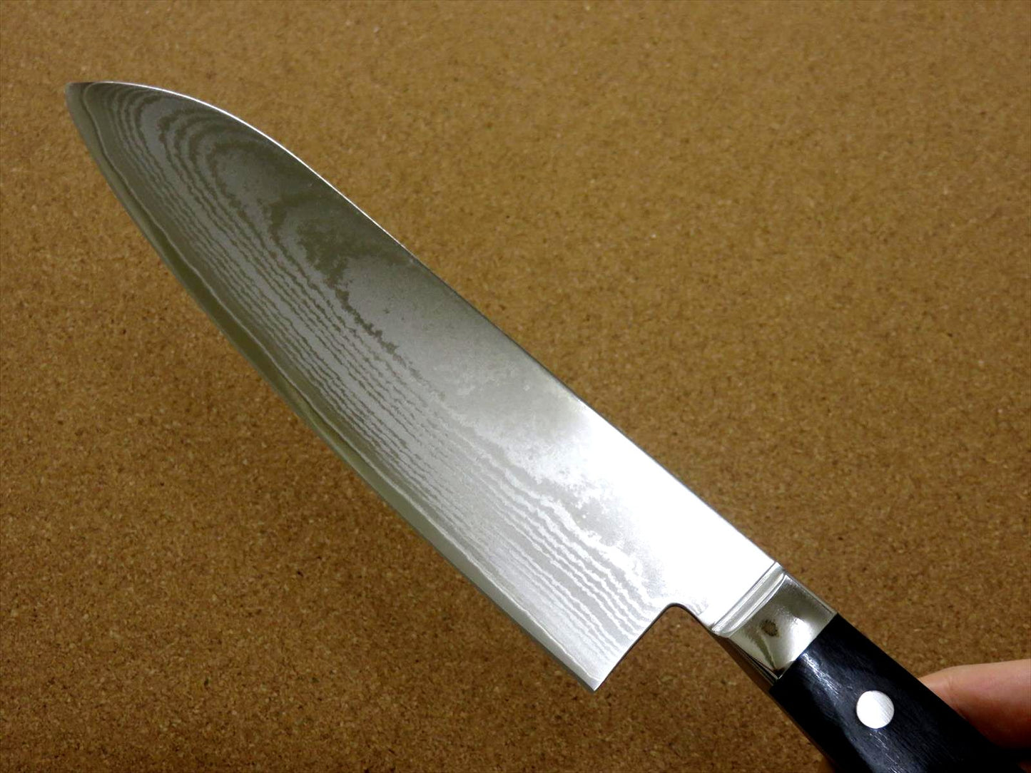 Japanese Masamune Kitchen Santoku Knife 180mm 7 inch Damascus 69 Layers JAPAN