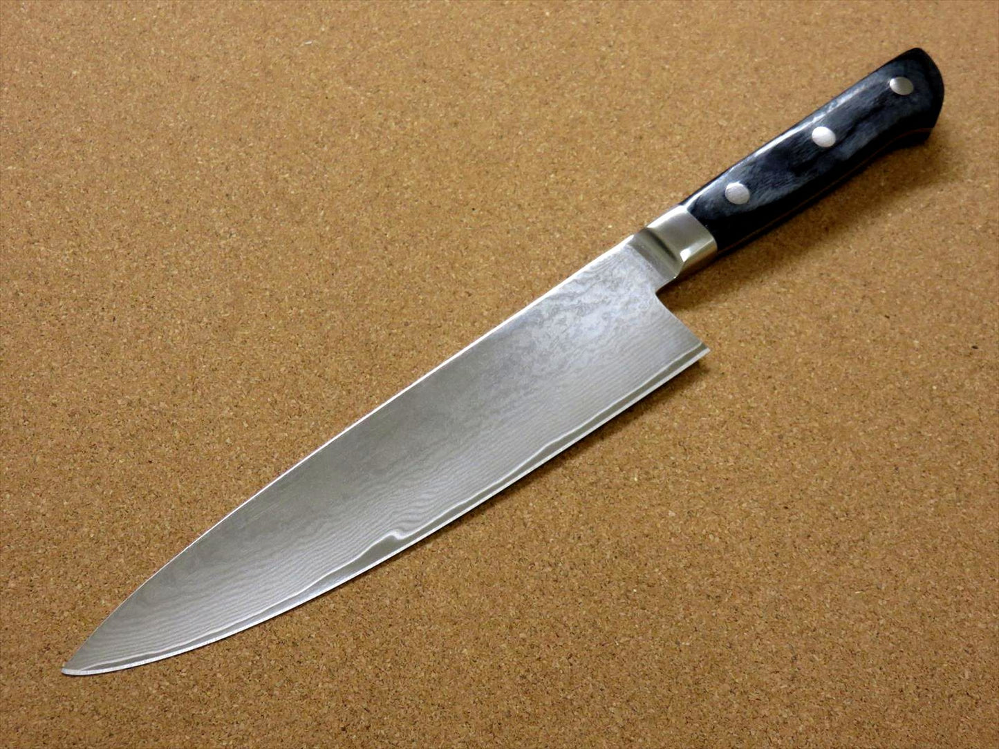 Japanese Masamune Kitchen Chef's Knife 200mm 8 in Damascus 69 Layers SEKI JAPAN