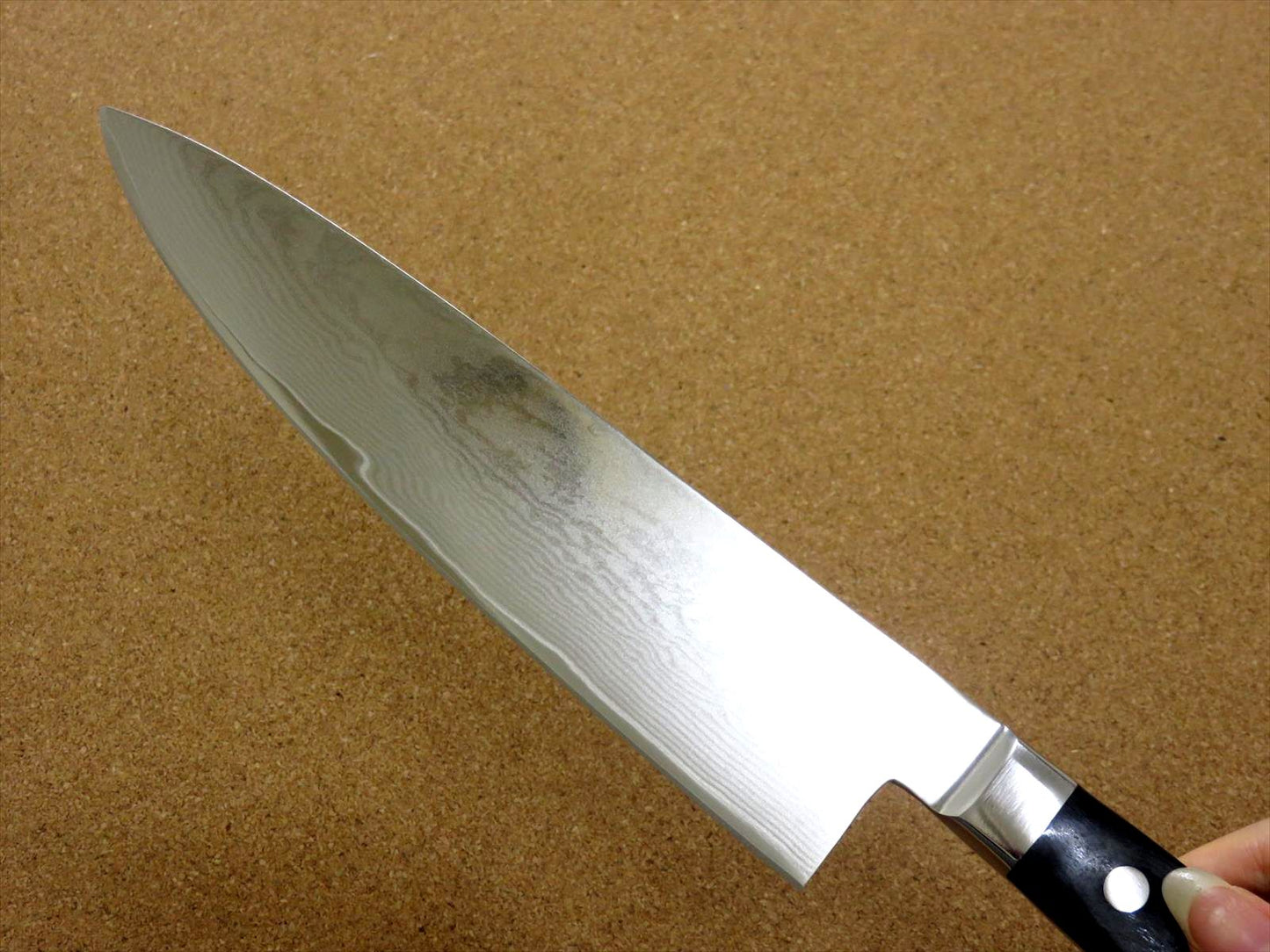 Japanese Masamune Kitchen Chef's Knife 200mm 8 in Damascus 69 Layers SEKI JAPAN