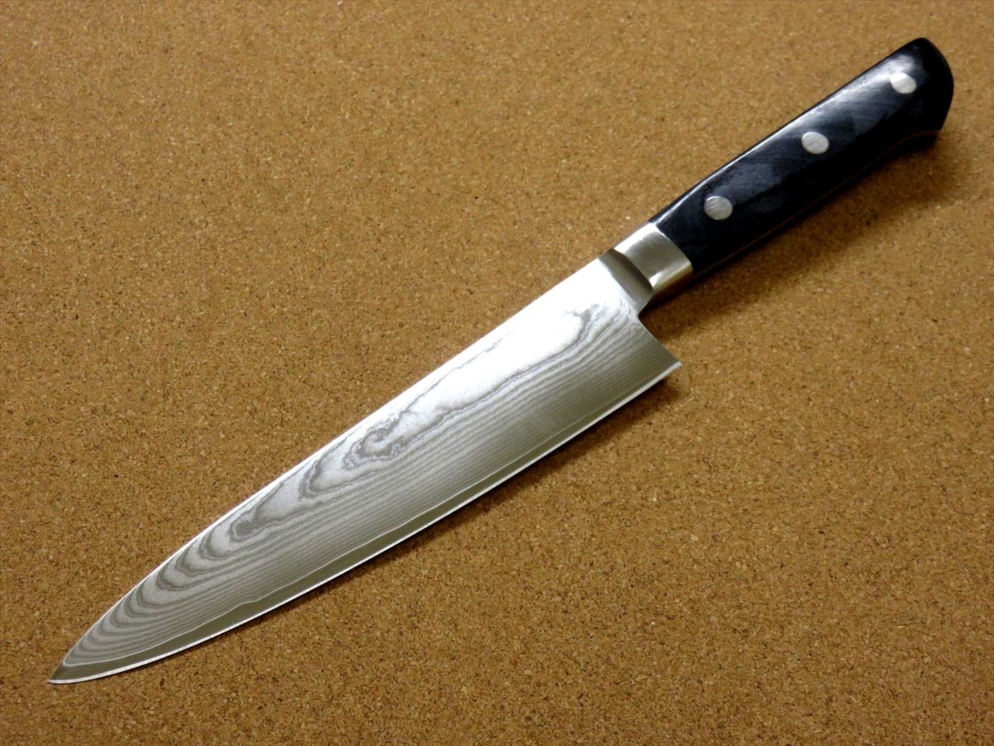 Japanese Masamune Kitchen Chef's Knife 175mm 7 in Damascus 69 Layers SEKI JAPAN