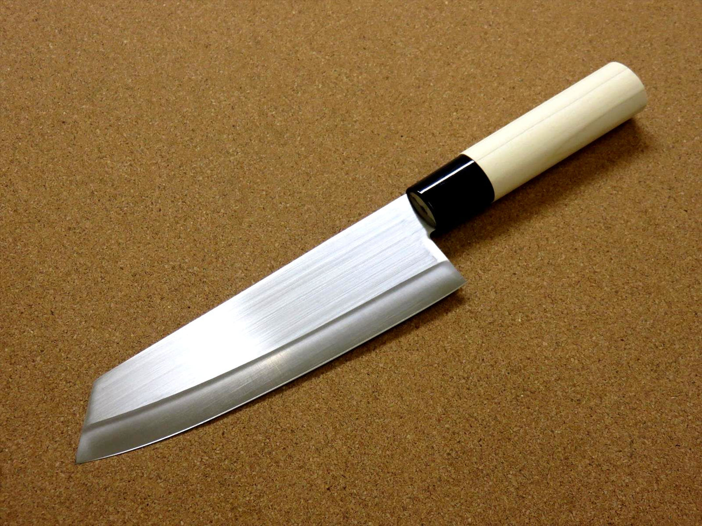 Japanese Masamune Kitchen Santoku Knife 7 inch Natural Wood Handle SEKI JAPAN